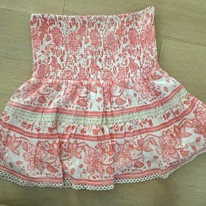 BELL by Alicia Bell MANDY PRINTED VOILE MINI SKIRT in Size S
